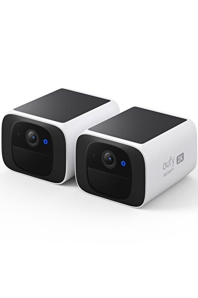 eufy Set de 2 camere de supraveghere SoloCam S220, rezoluție 2K, wireless, pa...
