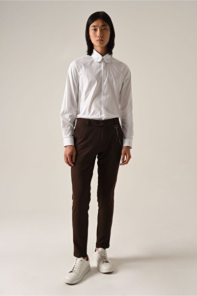 S13 Store Slim Fit Fabric Trousers