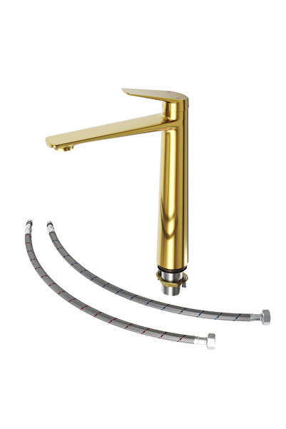 Granitan Baterie Lavoar Inalta Nave, Alama, 286mm, Aurie