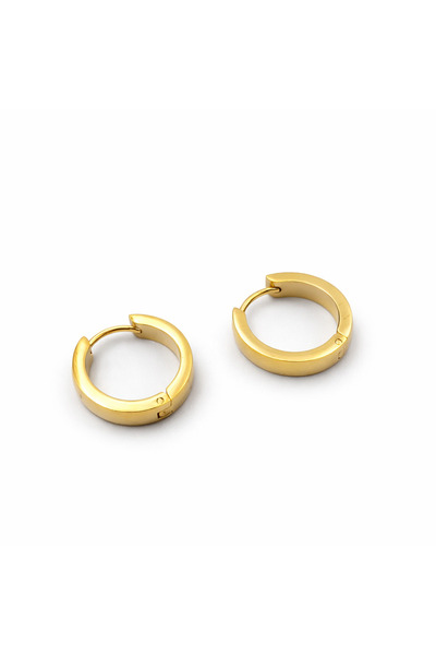 Jadenne Small Size Thick Hoop Earrings