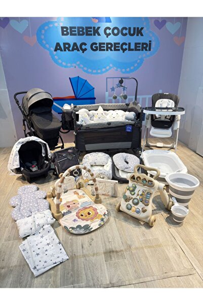 TURHANBEBE Yeni Doğan Prego Sunny Lüx Bebek Çeyiz Seti (40 Parça) 🛍️