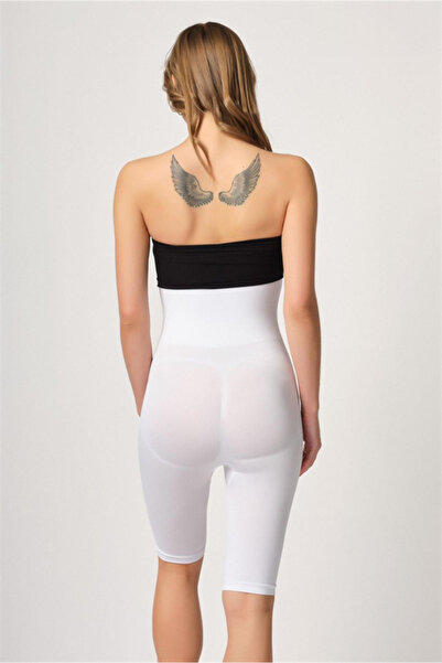 Generic Brand White Mi Emay 2044 High Waist Double Long Leg Corset