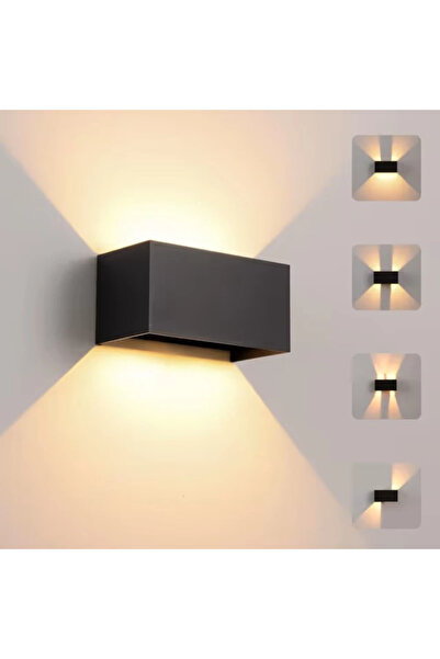 NO BREND Outdoor LED Wall Lamp 24W – IP65 Waterproof, Adjustable Beam, Warm W...