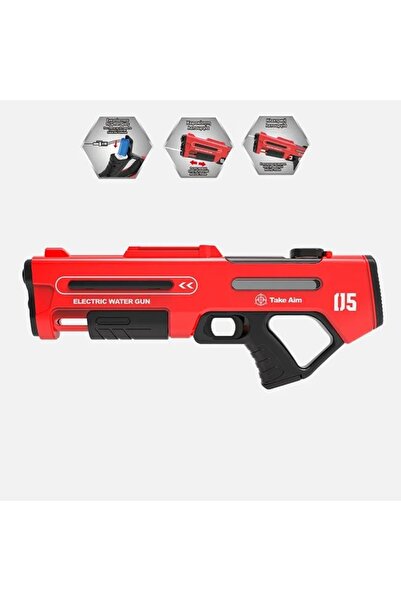 ELITECOMMERCEMARKET Pistol de Apa Electric Rosu 43cm