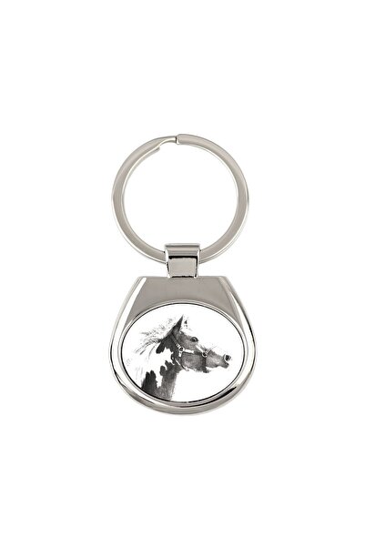 Art - Dog Art-Dog Cal American Paint Breloc Metalic Personalizat – Argintiu 3...