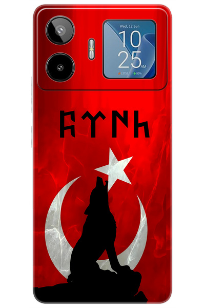 General Mobile GM 26 PRO 5G (G903) Uyumlu Kılıf Desen Baskılı Silikon Kurt ve...