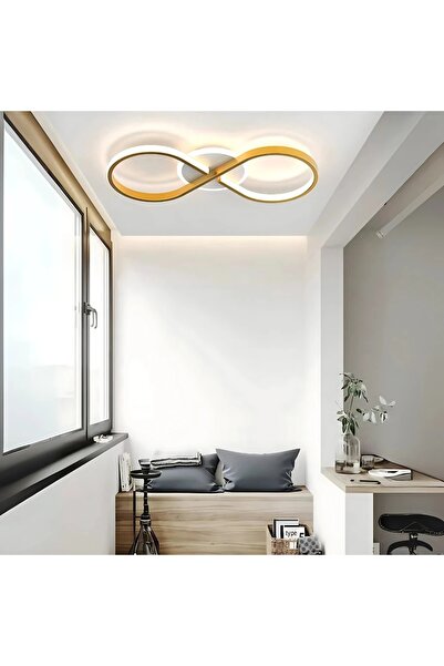 Elektroyou Belda Modern 3 Renk Ledli Mimari Tasarım Plafonyer Ledli Avize Led...