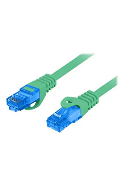 Lanberg Cablu patch Cat.6A S/FTP LSZH CCA 3m verde, testat cu FLuke, a trecut.