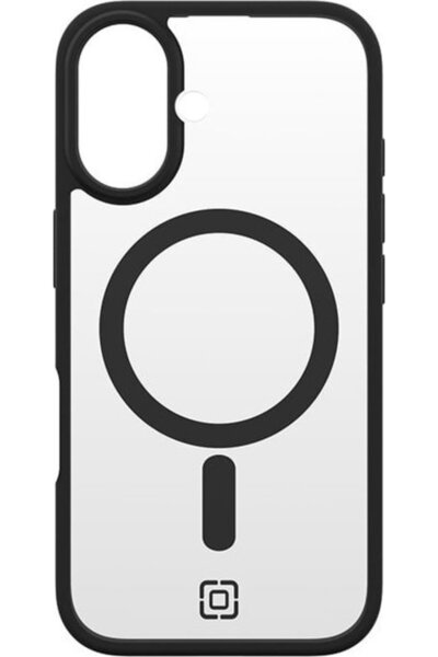Incipio Velocity MagSafe - Husă pentru iPhone 16 (Transparent/Negru)