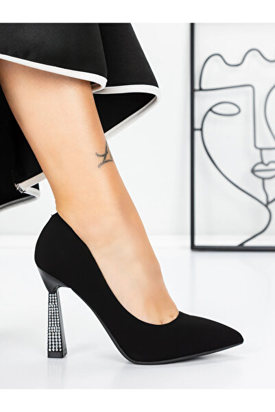 mei Stiletto Shoes 3ADC77 Black