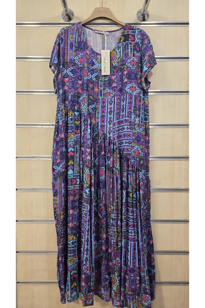 Park Moda Ethnic Pattern Long Dress