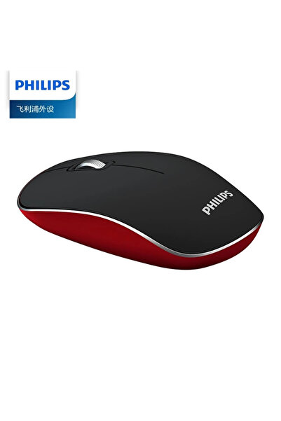 Philips SPK7323HS-93 Black and Red Kablosuz Sessiz Optik Mouse
