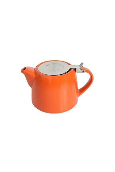 Porland Chai Orange Teapot with Strainer 600 Cc