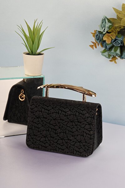 weem bag إيليسارا EB0268 |   حقيبة يد جديدة بتصميم أوراق الشجر ومقبض حديدي