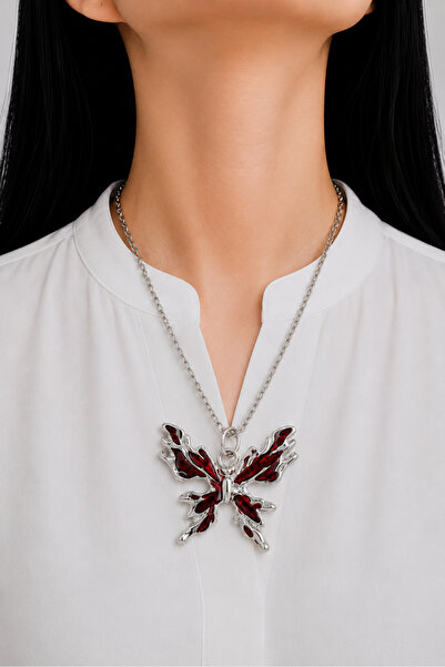 MakeWell Gothic Necklace Black Chain Gothic Design Women's Necklace Punk Rock...