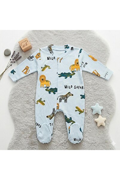 Victorino Jumpsuit with boots - Wild Safari blue