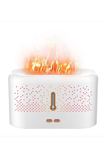 Sunhome Simulation Flame Air Humidifier with Essential Oil Diffuser