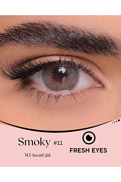 Fresh Eyes عدسات لاصقة ملونة يومية من فريش أيز لون رمادي سموكي ألوان طبيعية و...