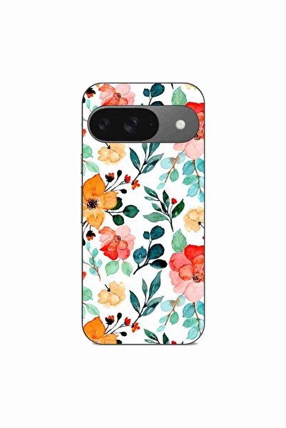 OEM Husa compatibila cu Google Pixel 9 Silicon Gel Tpu Model Painted Flowers