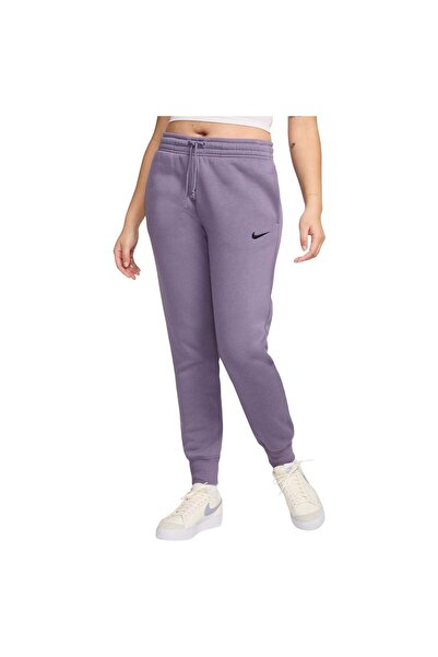Nike Femei& # x27;s Sportswear Pantaloni Phoenix Fleece cu talie medie L