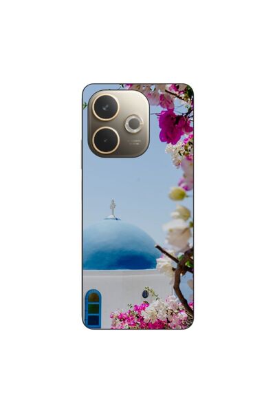 OEM Husa compatibila cu Oppo A5 Pro Silicon Gel Tpu Model Grecia Santorini
