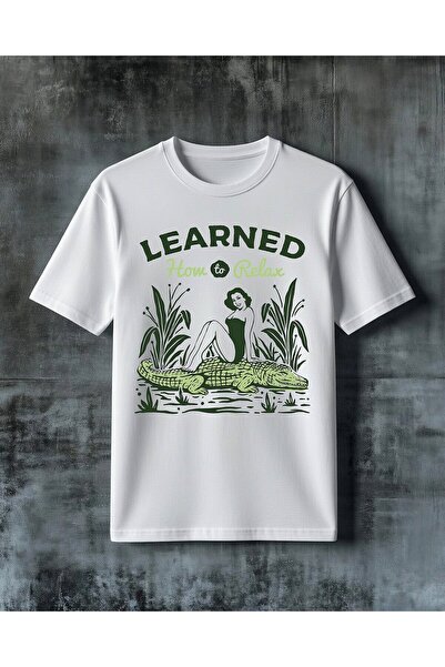 COMVİCHO Learned Relax Printed Oversize T-Shirt