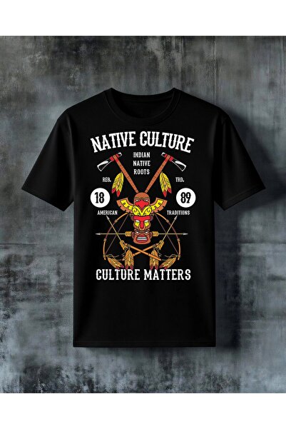COMVİCHO Kabile Savasc Spirit Printed Oversize T-Shirt