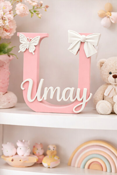 CESTOPİENO Umay isimli kişiye özel bebek odası dekorasyonu 14x15 cm