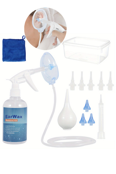 DMYRDH Non-Electric Ear Wax Removal Tool Kit, Reusable Easy Safe Ear Cleaner ...