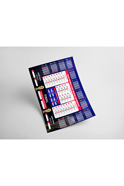Boomah Accessories 2026 FIFA World Cup Match Schedule Poster A3 Size ( PRINT ...