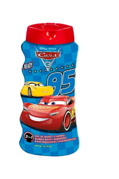 Disney 2 in 1 shower gel and shampoo, Cars, 475 ml