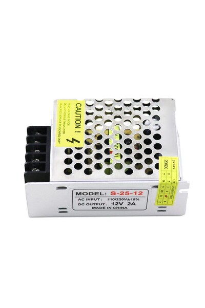 KNTECH S-25-12 open frame power supply 12V/2.1A, adjustable voltage, for LED ...
