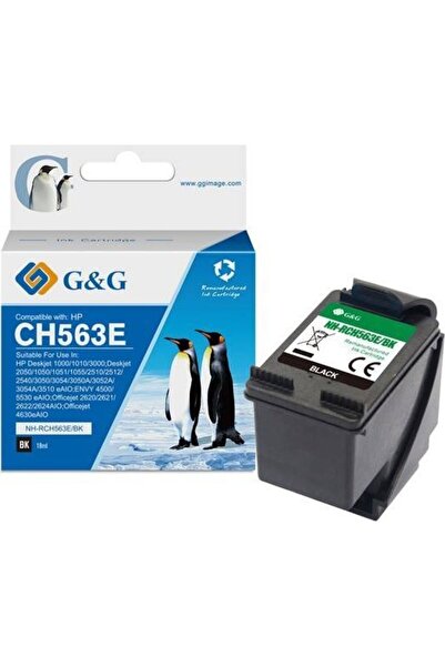 G&G ink cartridge compatible ink cartridge with CH563EE, HP 301XL, NH-RC563BK...