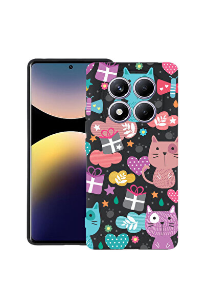 bestcase Husă TPU Ultra Subțire pentru Xiaomi Redmi Note 15 Pro 4G, Pisică Dr...