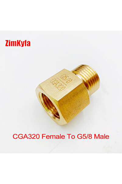 Choice محول موصل أسطوانة غاز ثاني أكسيد الكربون CGA320 إلى G5-8، محول لولبي م...