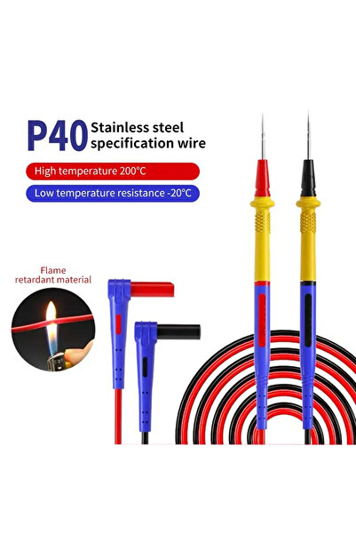 Choice سلك اختبار MECHANIC P40 من الفولاذ المقاوم للصدأ، إبرة دقيقة 0.2 مم، 1...
