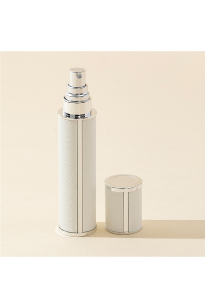 Choice1 زجاجة عطر محمولة للسفر سعة 10 مل - قطعة واحدة بيضاء اللون، صغيرة الحج...
