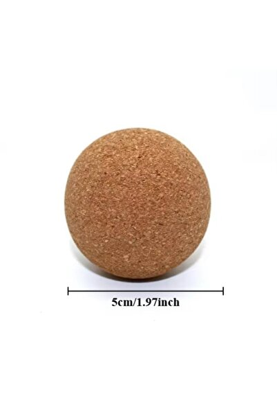 Choice 5cm Cork Massage Ball for Muscle Tension, Trigger Point Therapy Tool f...