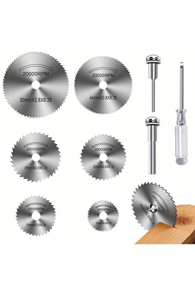 Choice Multipurpose Cutting 9pcs Rotary Tool Cutting Wheel Set HSS Saw Disc B...