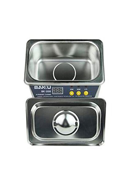 PİYATECH Çelik Ultrasonik Temizlemeyici Kart Yıkama Havuzu Bk-3550