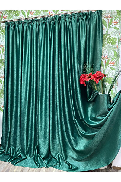 Liz Line Set of two blackout curtains, with drapes, 350x245cm, various colors...