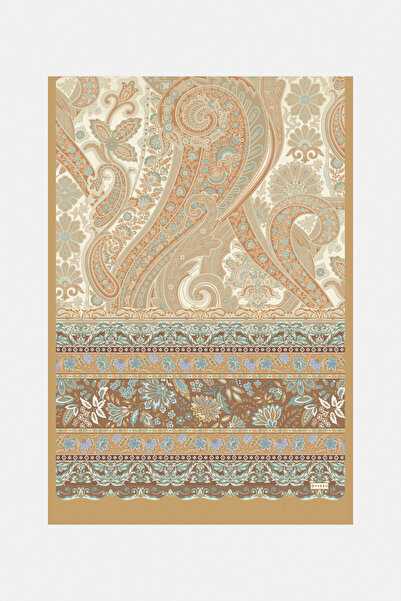 Vakko ŞAL DESENLİ TWILL İPEK ŞAL