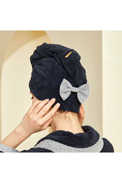 REEFI Luxury Soft Cotton Hair Drying Turban Towel for Women – Quick Dry Spa H...
