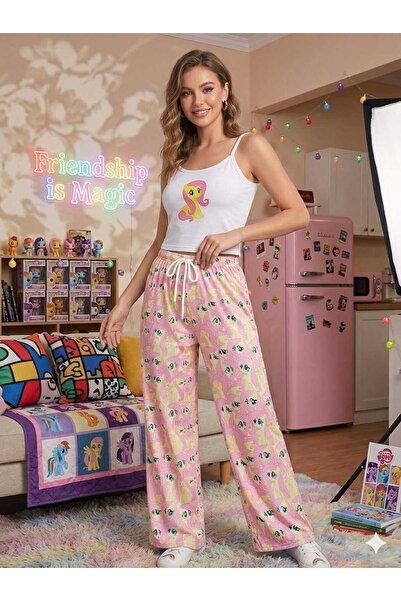 EDVESS Character Patterned Baggy Top and Bottom Set