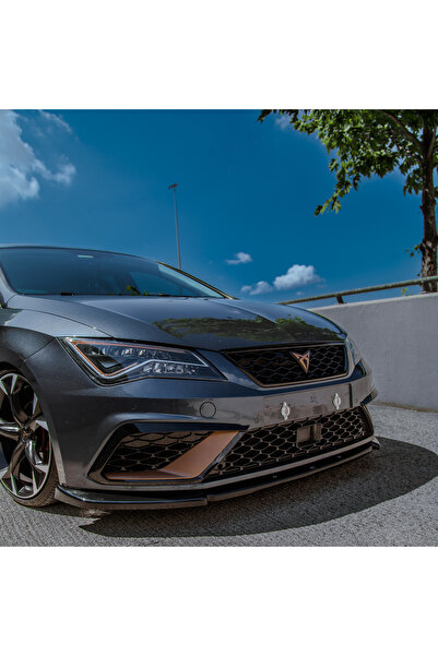 TMZ Garage Seat Leon FR 2017-2019 Ön Lip (Ön Tampon Eki) | Piano Black Sporti...