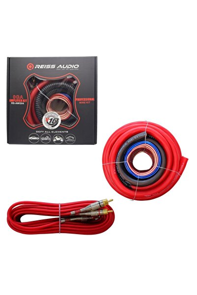 REISS AUDIO RS-AWG04 Oto Anfi Kablo Seti 0GA Kablo Kiti
