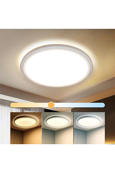Dotail DA LIGHT LED Плафон, 24W, 3250 lm, Ø29 см, Регулируема цветна температ...