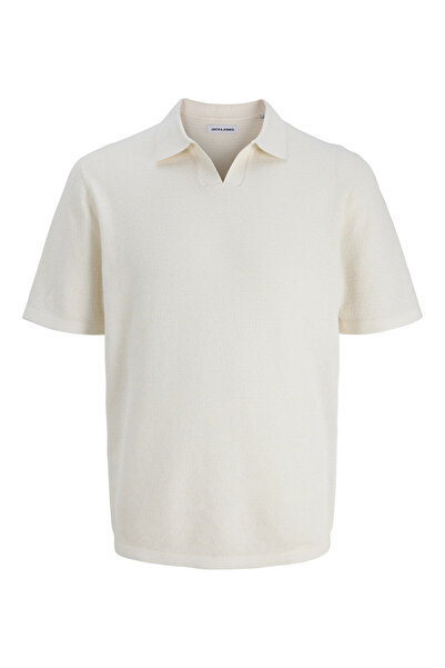 Jack & Jones JJEGEORGE TRİKO SPLIT NECK SS SN