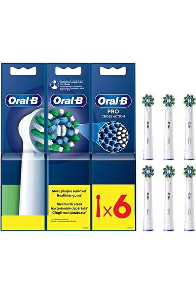 Oral-B Rezerve pentru periuța de dinți electrică Pro Cross Action, 6 bucăți