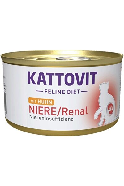 KATTOVIT Feline Diet Renal cu Pui - hrană umedă pentru pisici - 185g